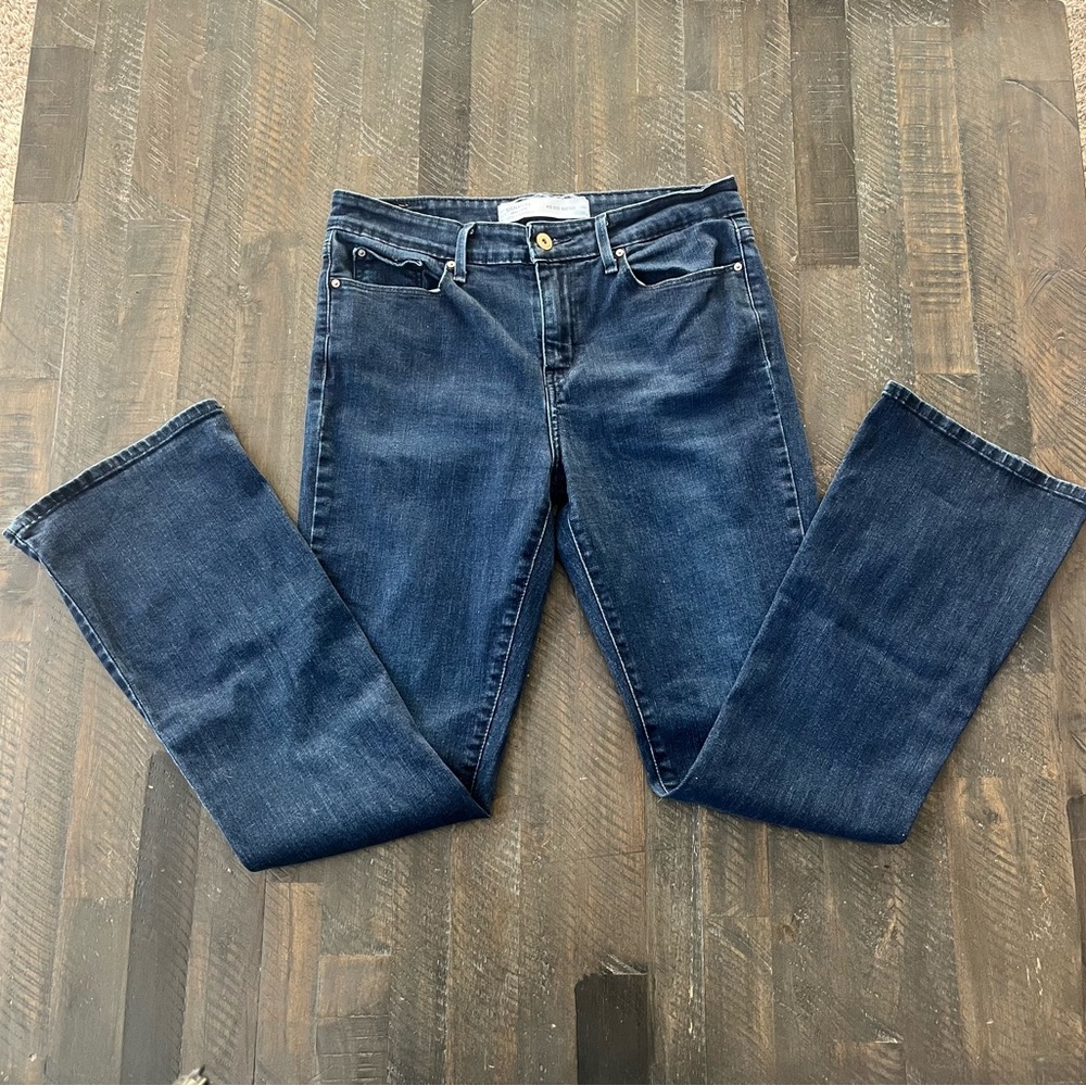 Signature By Levi Strauss & Co Gold Womens Mid-Rise Boot Cut Jeans Size 8M Blue